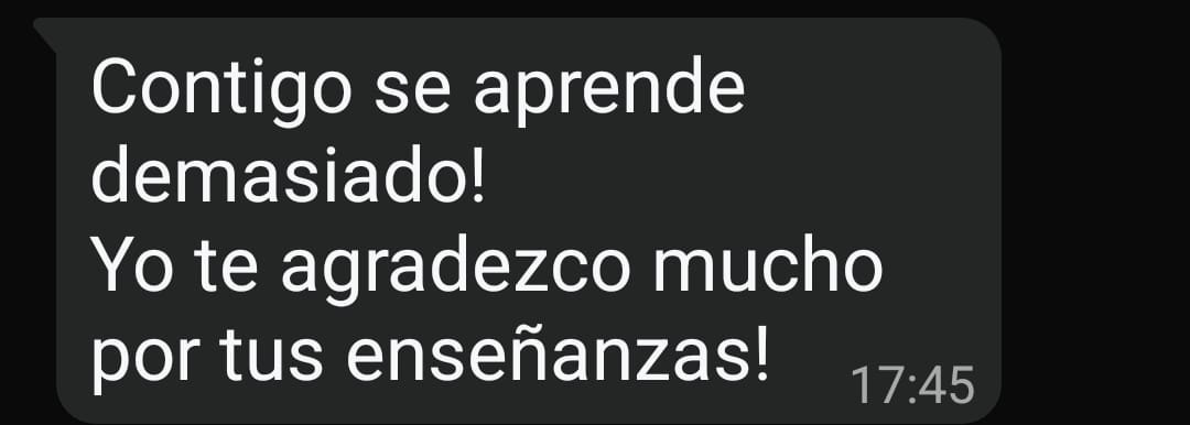 Testimonio de una alumna del workshop